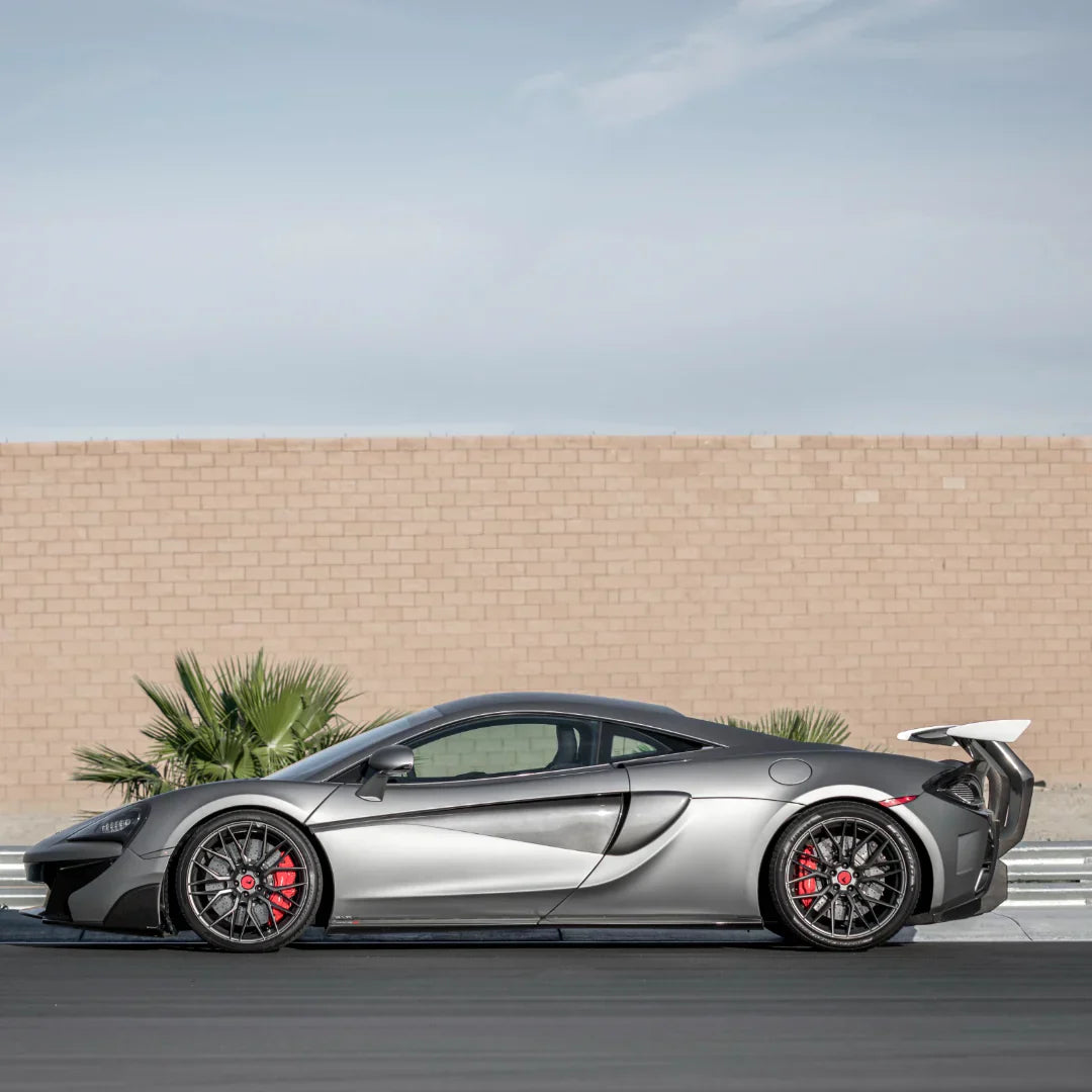 MCLAREN 570S VX AERO WING BLADE CARBON FIBER W/ CARBON FIBER UPRIGHTS - [The Exotic Hub]