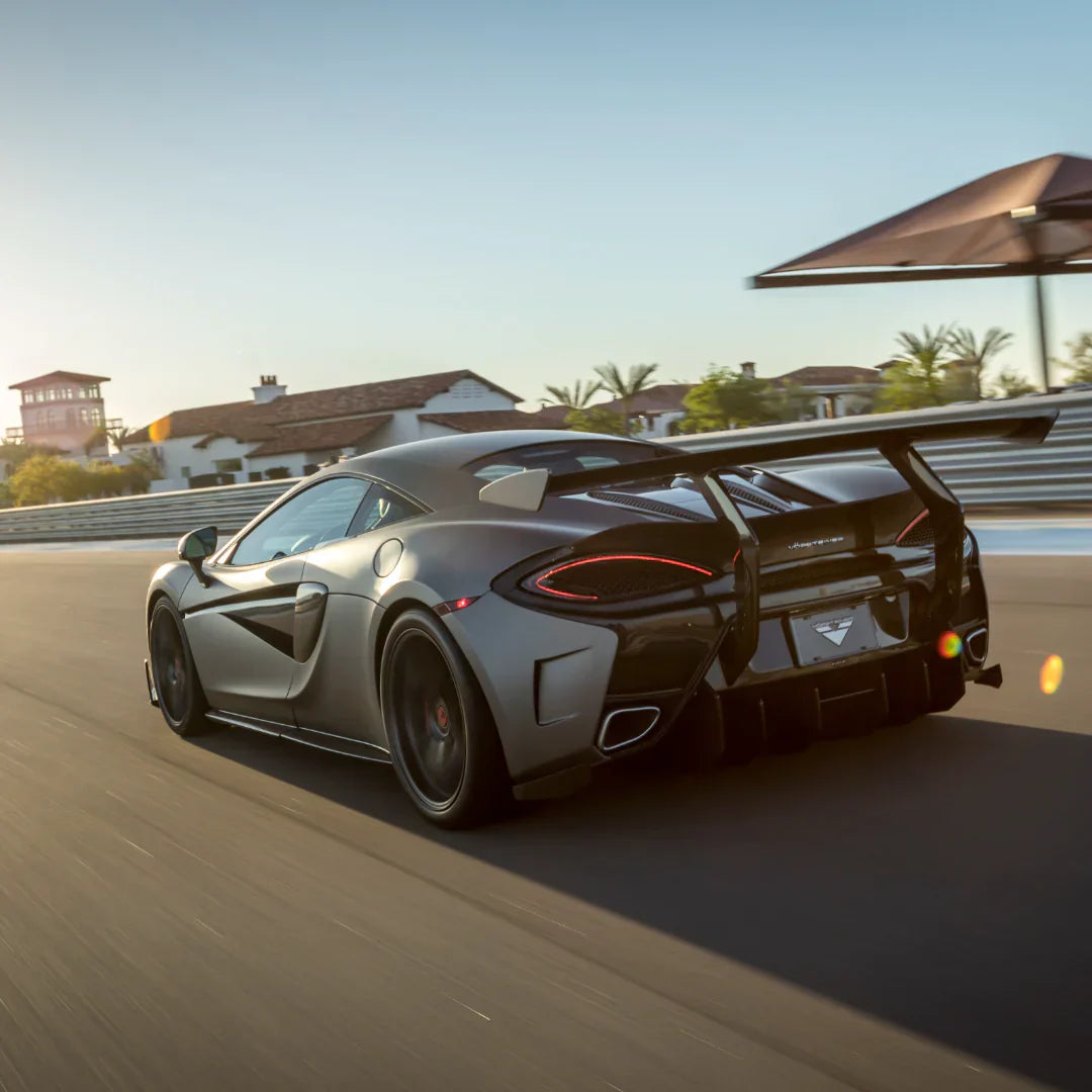 MCLAREN 570S VX AERO WING BLADE CARBON FIBER W/ CARBON FIBER UPRIGHTS - [The Exotic Hub]