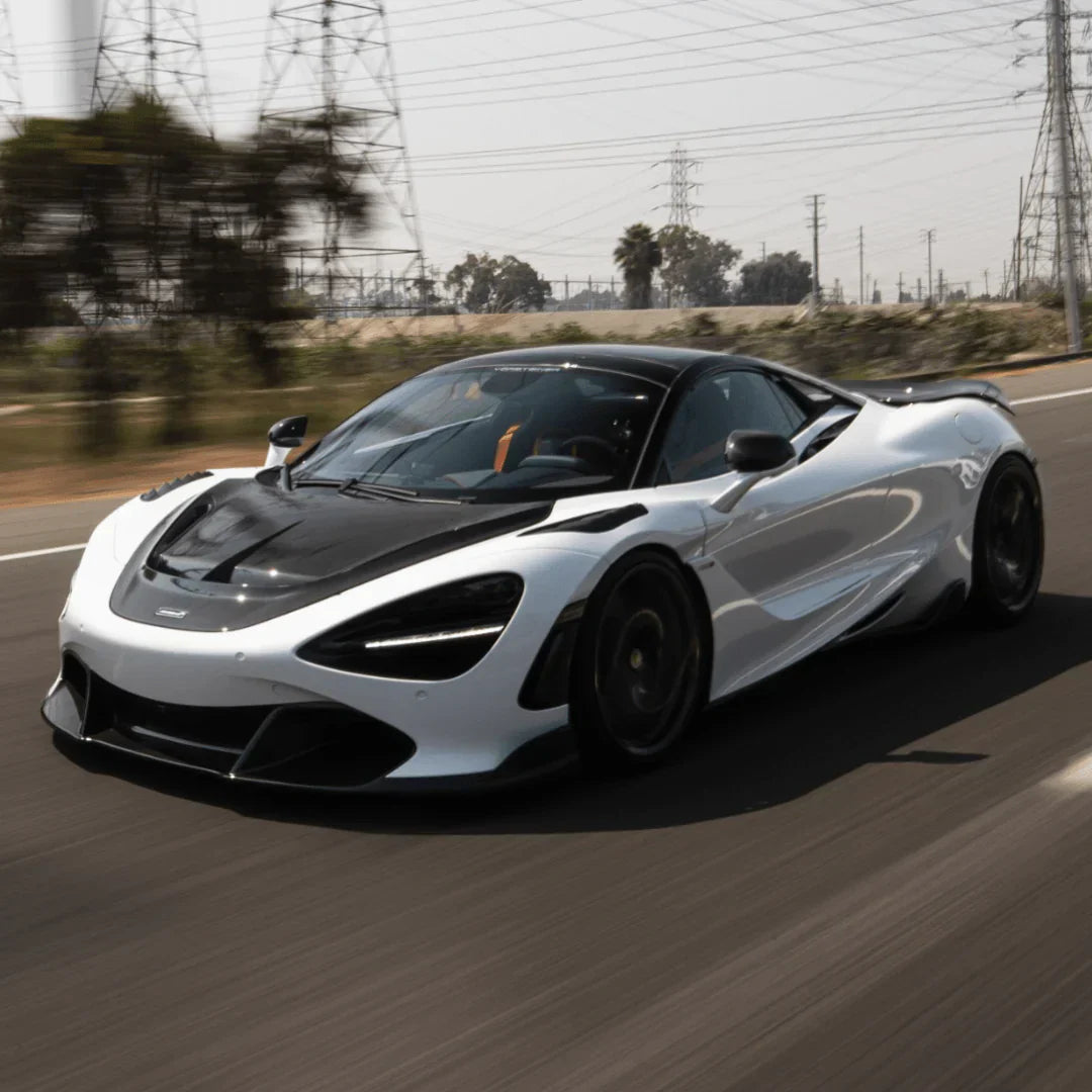 MCLAREN 720S SPYDER SILVERSTONE EDITION AERO FRONT FENDERS W/ INTEGRATED VENTS. - [The Exotic Hub]