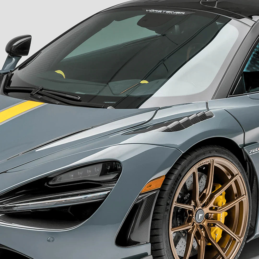 MCLAREN 720S COUPE SILVERSTONE EDITION AERO FRONT FENDERS W/ INTEGRATED VENTS. - [The Exotic Hub]