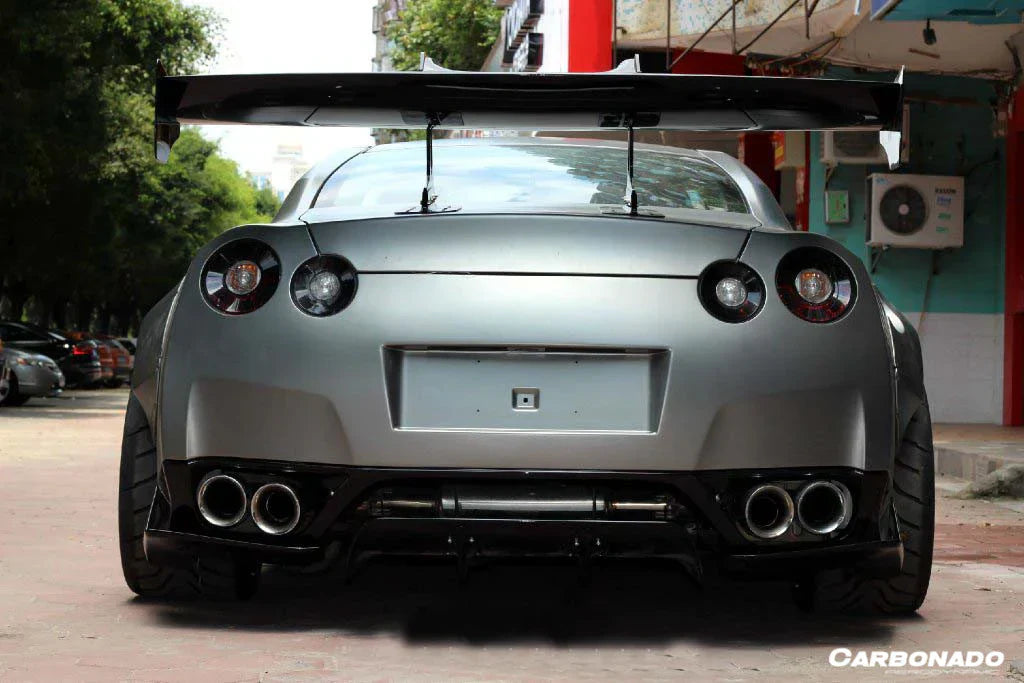 2008-2022 Nissan GTR R35 CBA/DBA/EBA DE Style Rear Diffuser - [The Exotic Hub]