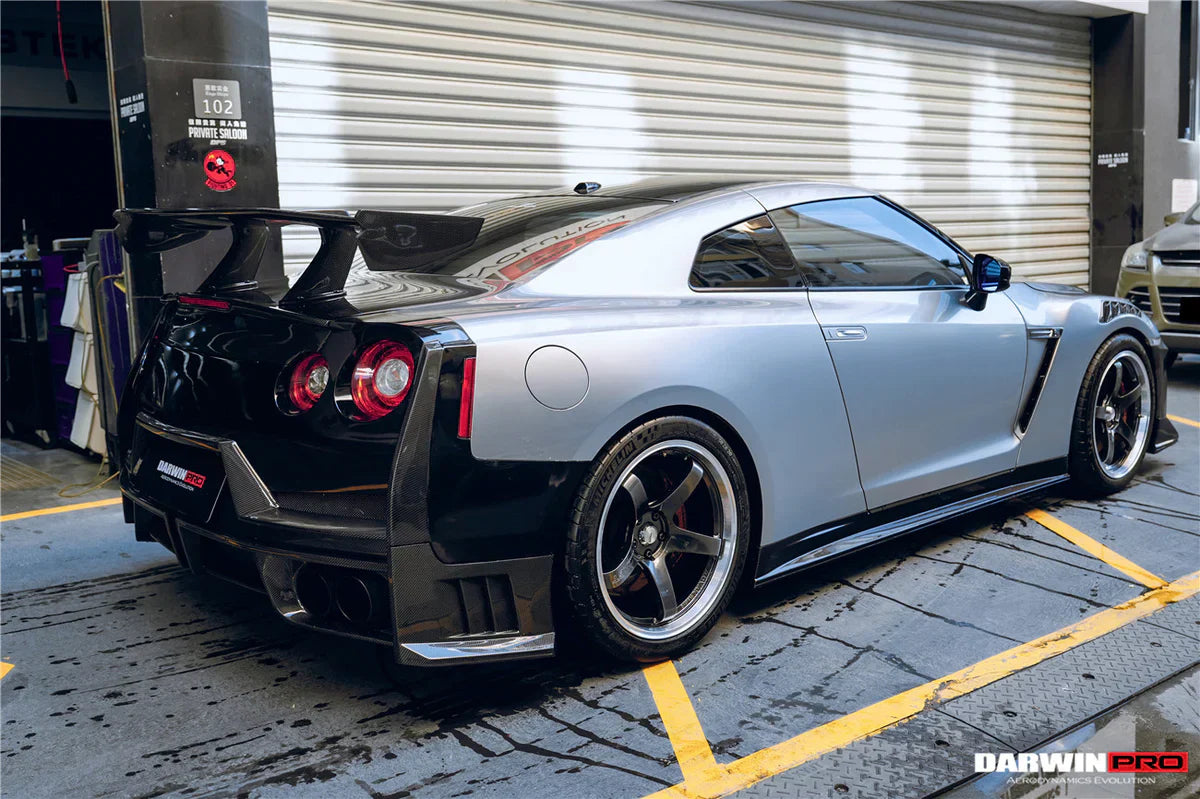 2008-2024 Nissan GTR R35 CBA & DBA & EBA 2024-Nismo Style Carbon Fiber Side Skirts - [The Exotic Hub]