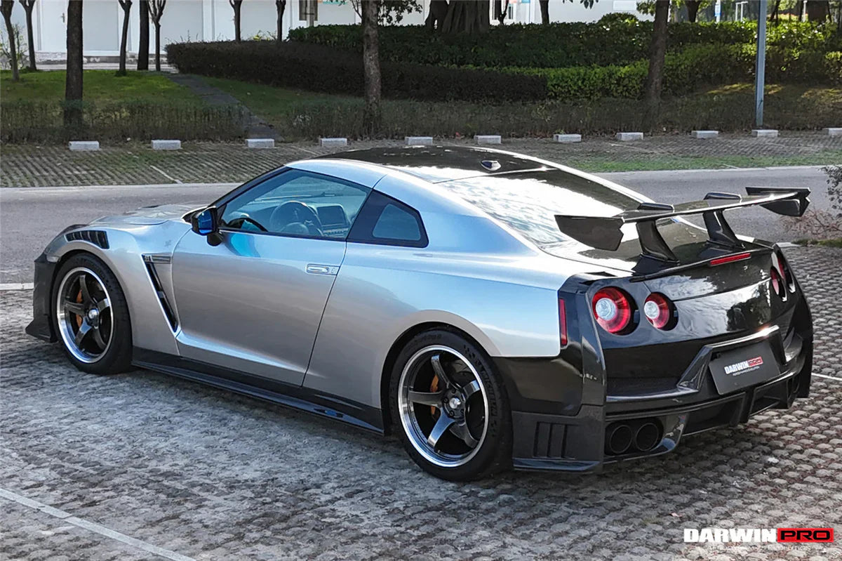 2008-2024 Nissan GTR R35 CBA & DBA & EBA 2024-Nismo Style Carbon Fiber Side Skirts - [The Exotic Hub]