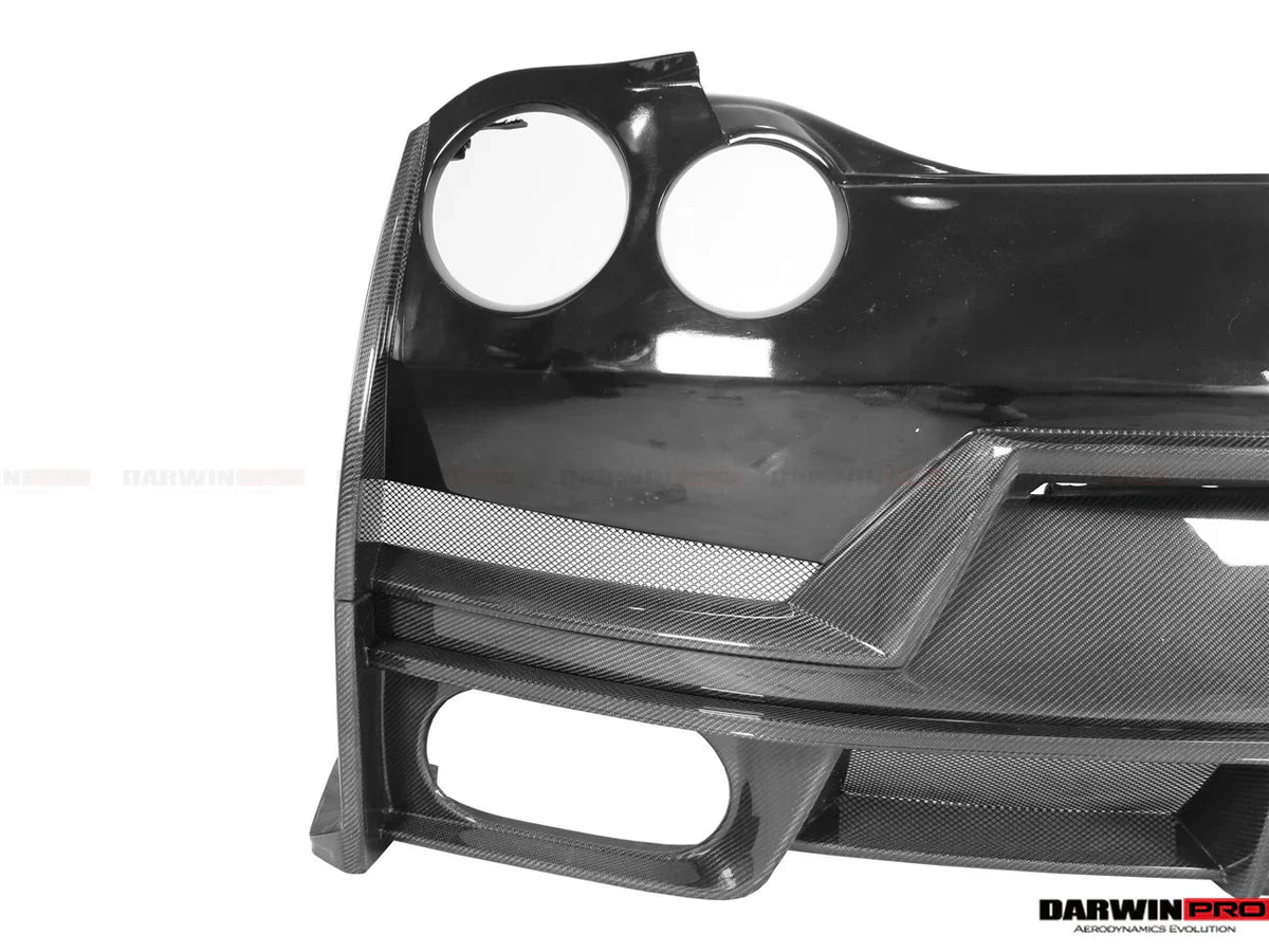 2008-2024 Nissan GTR R35 CBA/DBA/EBA 2024-Nismo Style Part Carbon Fiber Rear Bumper With Black Light - [The Exotic Hub]