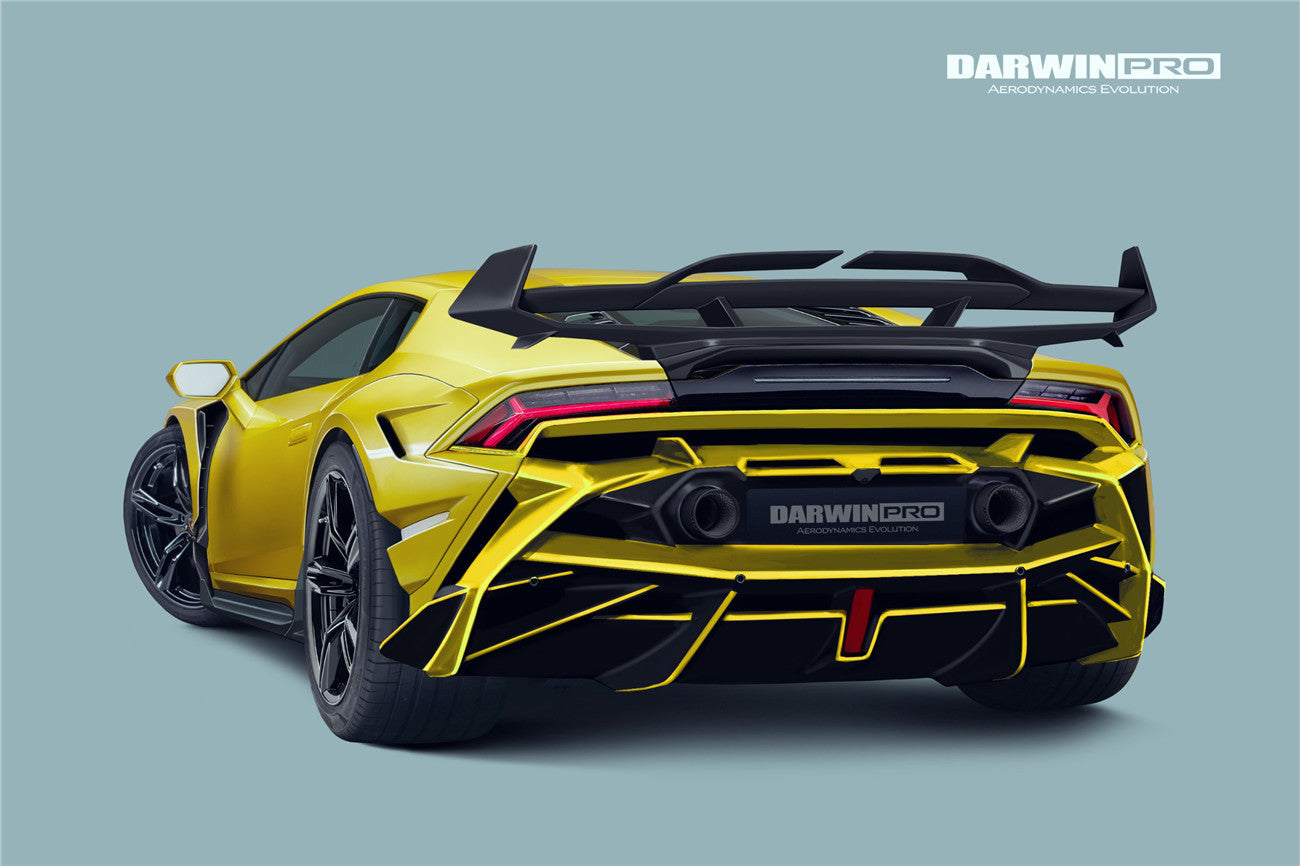 2019-2025 Lamborghini Huracan EVO & Tecnica BKSSII Style Rear Bumper