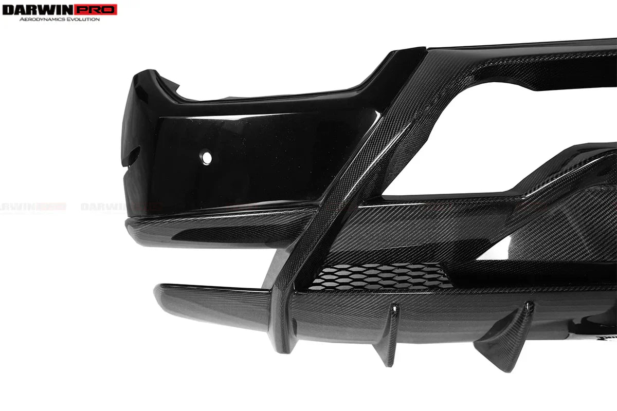 2015-2020 Lamborghini Huracan LP610/LP580 Performante Style Partial Carbon Rear Bumper - [The Exotic Hub]