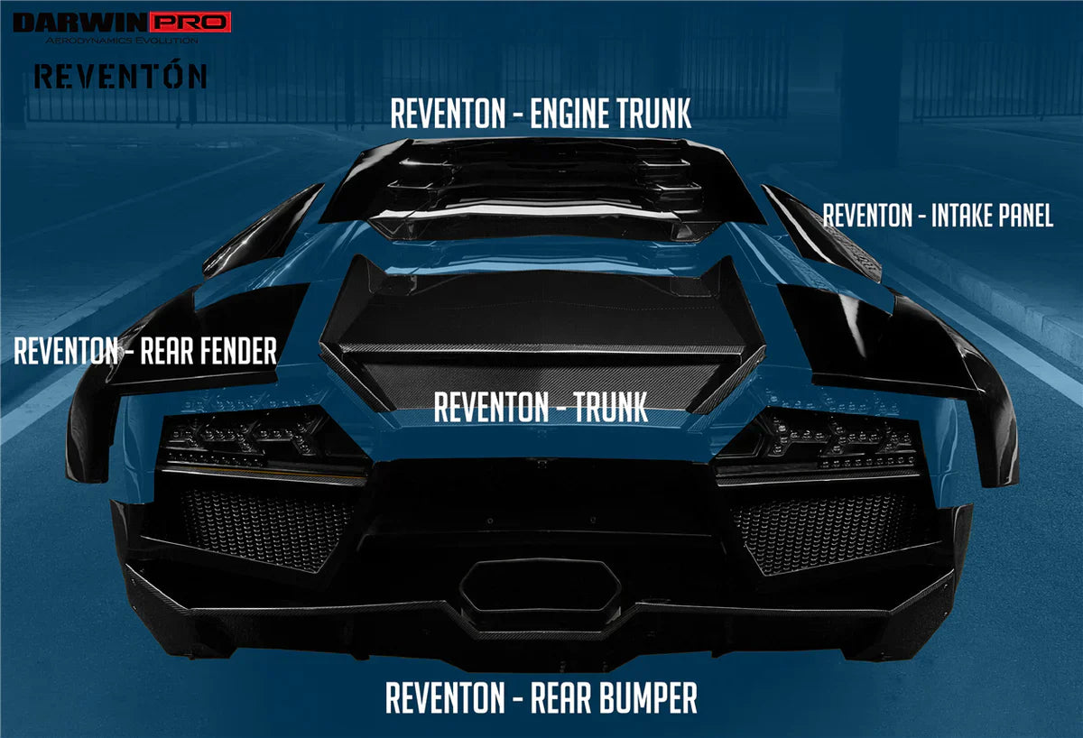 2001-2010 Lamborghini Murcielago Reventon Style Full Body Kit - [The Exotic Hub]