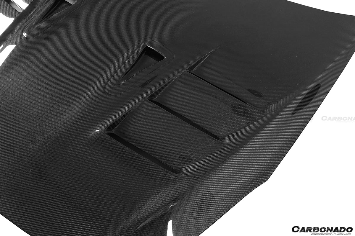 2008-2022 Nissan GTR R35 CBA/DBA/EBA TS Style Carbon Fiber Hood - [The Exotic Hub]