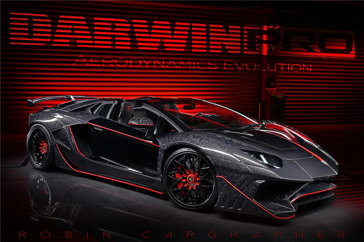 2011-2016 Lamborghini Aventador LP700 Coupe SV-BKSSII Style Wide body Carbon Fiber Aero Full Kit - [The Exotic Hub]