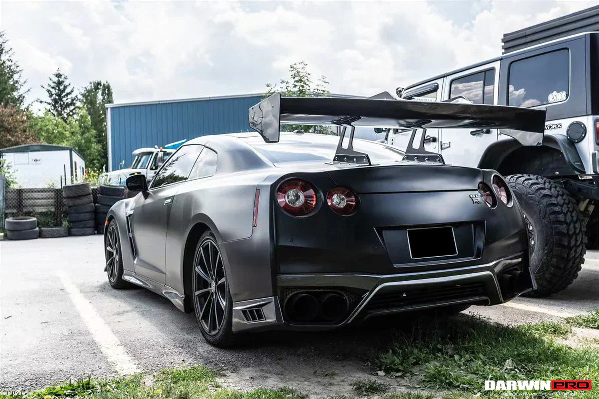 2017-2022 Nissan GTR R35 EBA Carbon Fiber Rear Diffuser Side Vents - [The Exotic Hub]