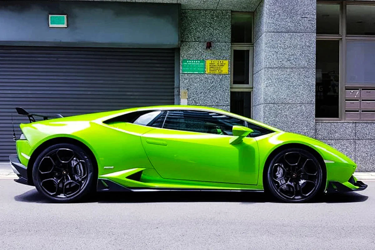 2015-2020 Lamborghini Huracan LP610/LP580 AO Style Carbon Fiber Side Skirts - [The Exotic Hub]