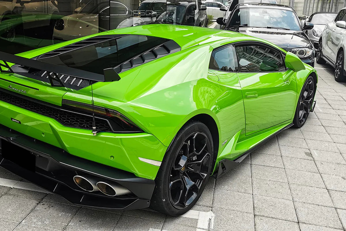 2015-2020 Lamborghini Huracan LP610/LP580 AO Style Carbon Fiber Side Skirts - [The Exotic Hub]