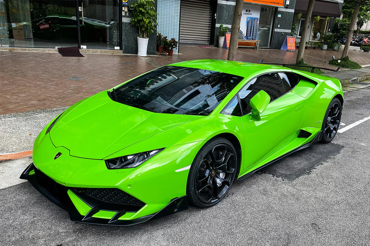 2015-2020 Lamborghini Huracan LP610/LP580 AO Style Carbon Fiber Side Skirts - [The Exotic Hub]