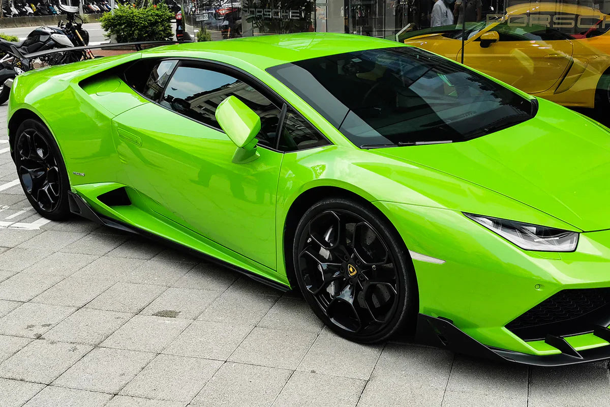 2015-2020 Lamborghini Huracan LP610/LP580 AO Style Carbon Fiber Side Skirts - [The Exotic Hub]