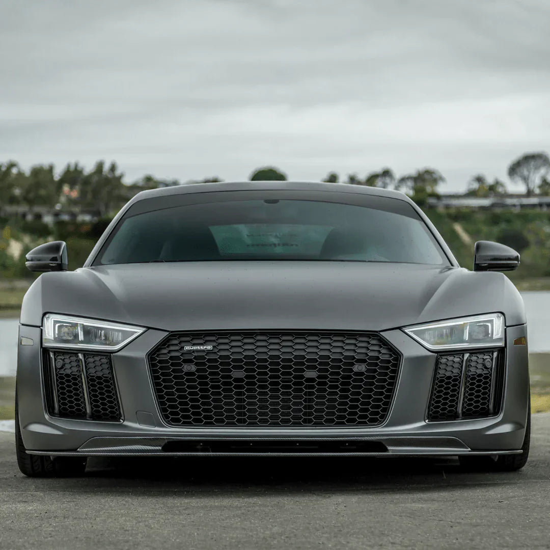 AUDI R8 CARBON FIBER FRONT SPOILER - [The Exotic Hub]
