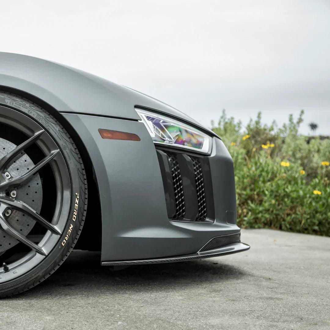 AUDI R8 CARBON FIBER FRONT SPOILER - [The Exotic Hub]