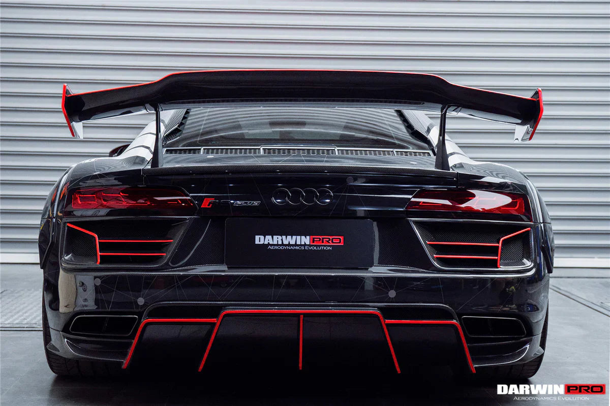 2016-2018 Audi R8 Coupe/Spyder IMPII Part Carbon Fiber Rear Bumper - [The Exotic Hub]