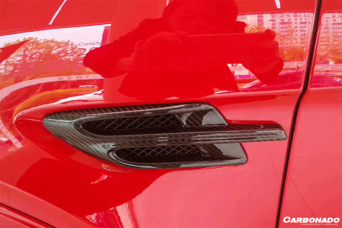 2016-2019 Bentley Bentayga OD Style Carbon Fiber Fender Vents - [The Exotic Hub]