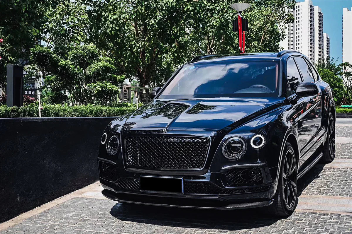 2016-2019 Bentley Bentayga OD Style Carbon Fiber Front Lip - [The Exotic Hub]