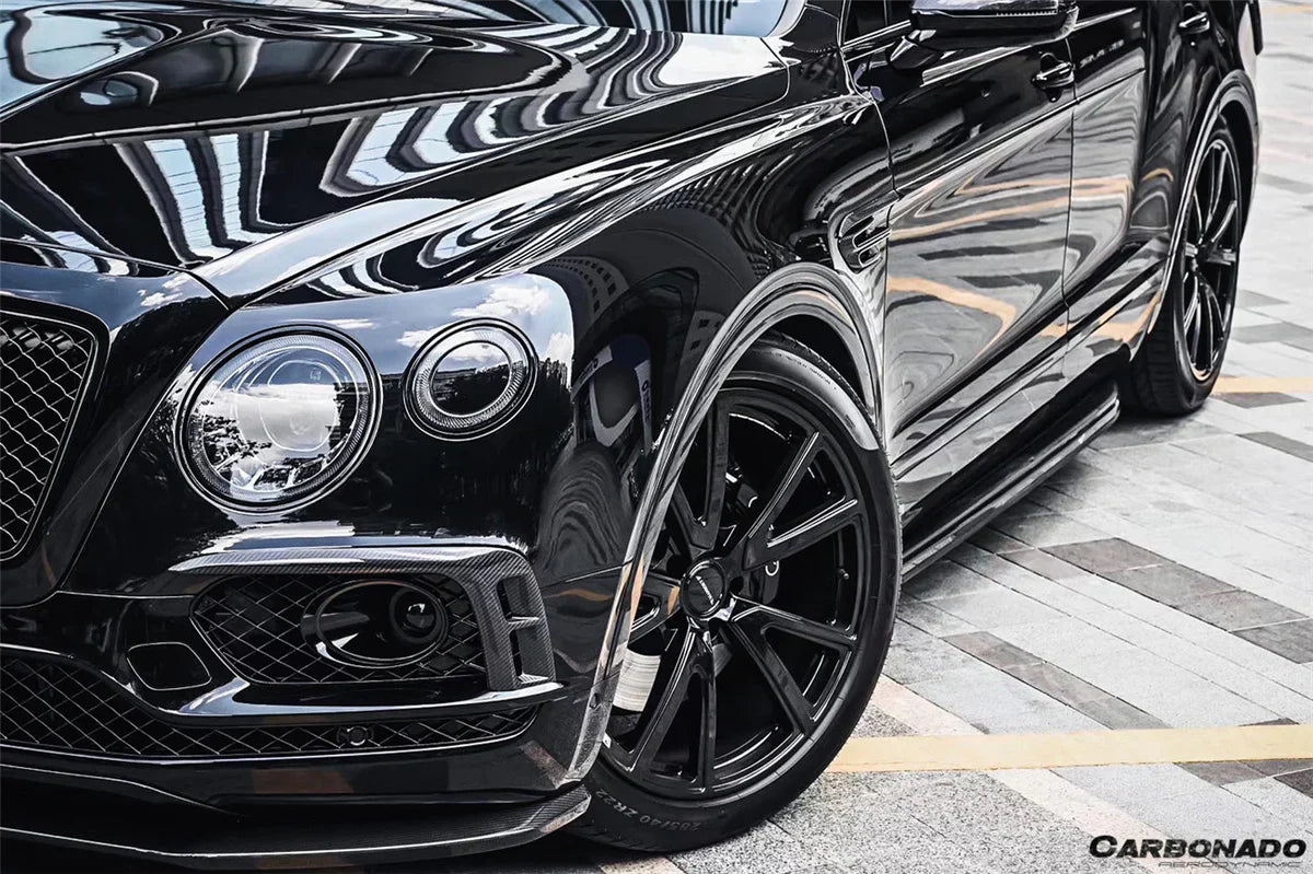 2016-2019 Bentley Bentayga OD Style Carbon Fiber Front Lip - [The Exotic Hub]