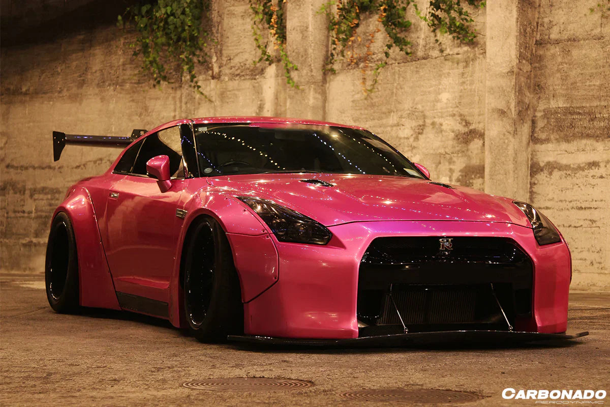 2008-2016 Nissan GTR R35 CBA/DBA DE Style Wide Fender Flares - [The Exotic Hub]