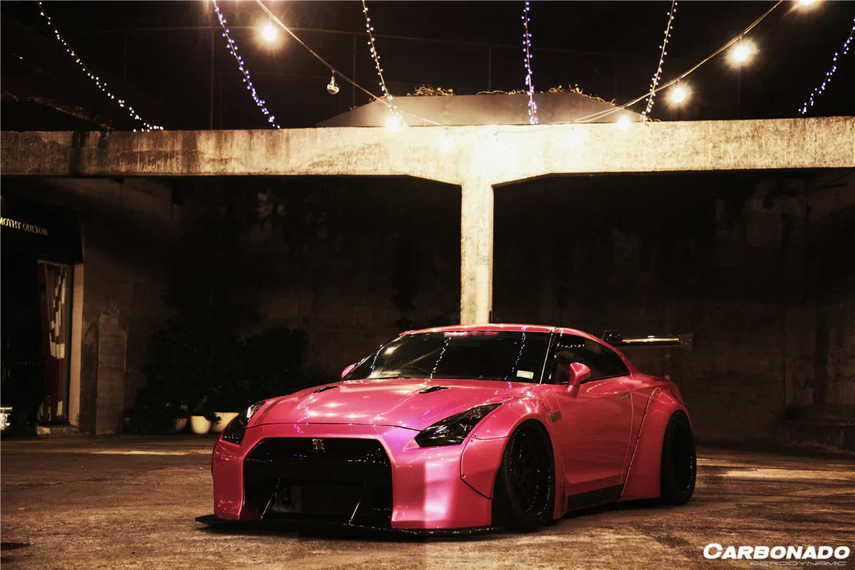 2008-2016 Nissan GTR R35 CBA/DBA DE Style Wide Fender Flares - [The Exotic Hub]