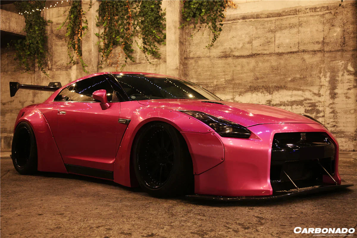 2008-2016 Nissan GTR R35 CBA/DBA DE Style Wide Fender Flares - [The Exotic Hub]