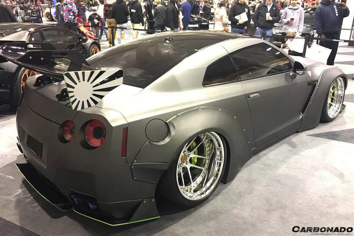 2008-2022 Nissan GTR R35 CBA/DBA/EBA DE Style Trunk Spoiler - [The Exotic Hub]