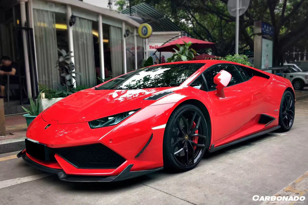 2015-2020 Lamborghini Huracan LP610/LP610 RZS Style Front Fender Carbon Fiber Vents - [The Exotic Hub]