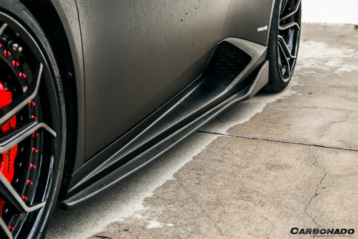 2015-2020 Lamborghini Huracan LP610/LP580 AYP Style Carbon Fiber Side Skirts - [The Exotic Hub]