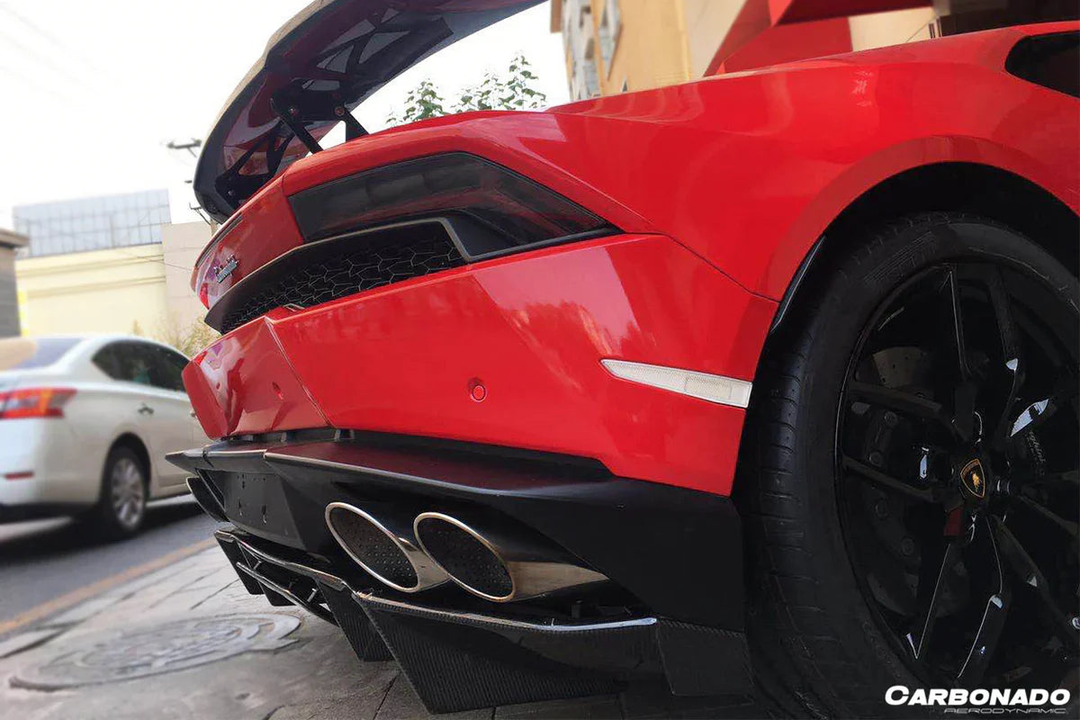 2015-2020 Lamborghini Huracan LP610 RZS Style Carbon Fiber Rear Diffuser - [The Exotic Hub]