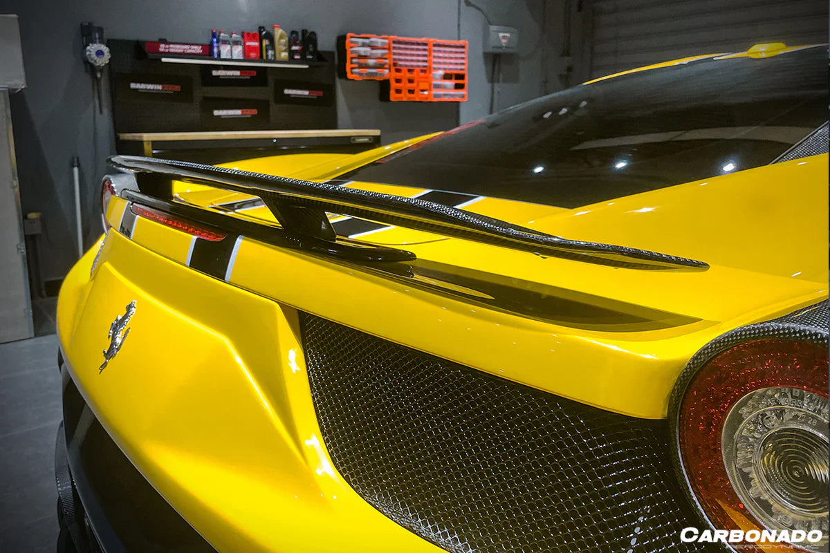 2010-2015 Ferrari 458 Coupe VT Style Carbon Fiber Trunk Spoiler - [The Exotic Hub]