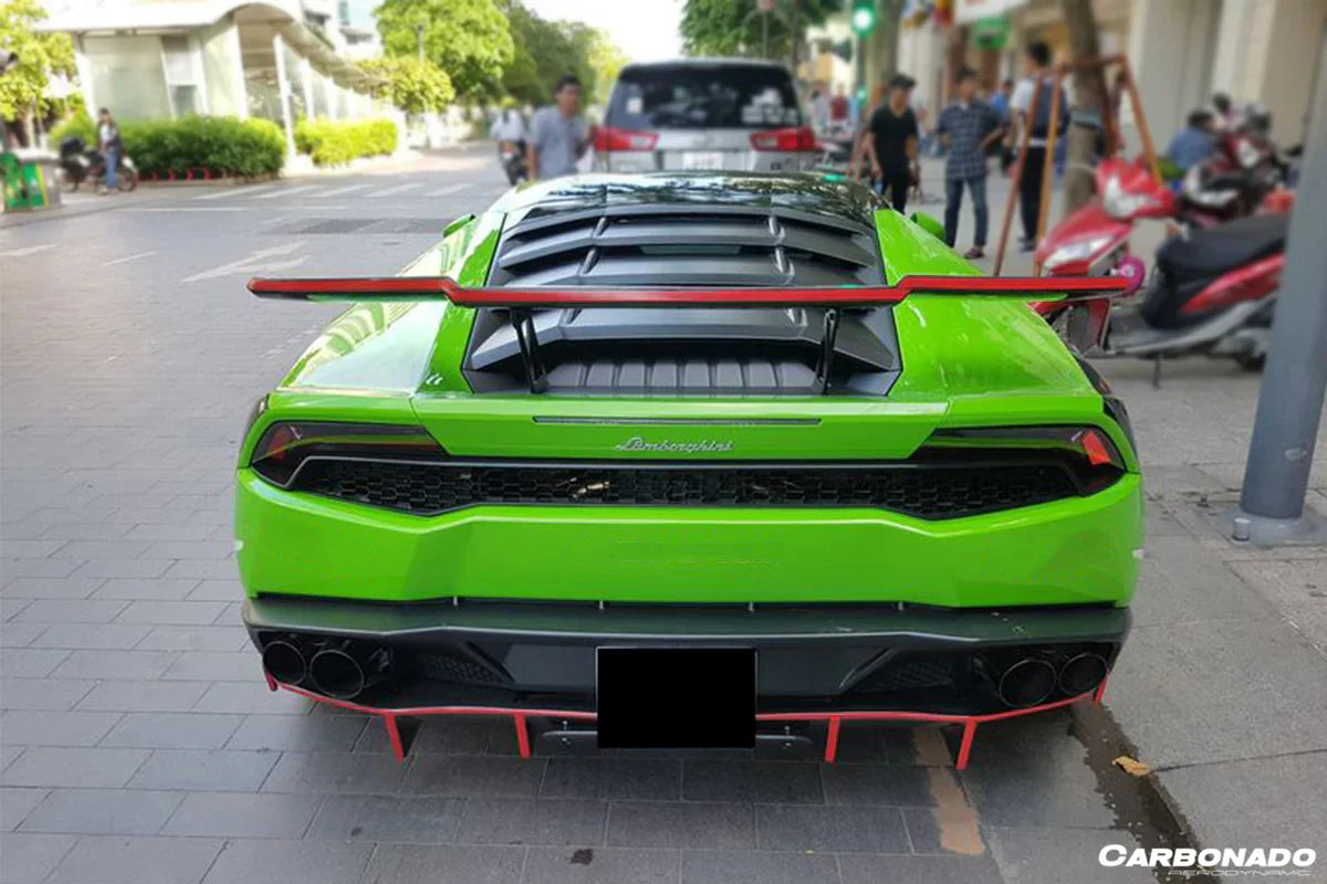 2015-2020 Lamborghini Huracan LP610 RZS Style Carbon Fiber Rear Diffuser - [The Exotic Hub]