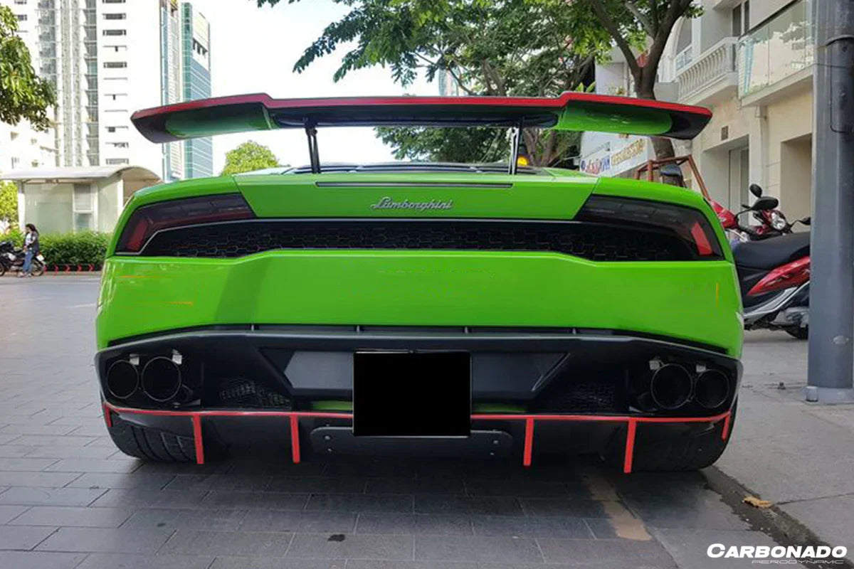 2015-2020 Lamborghini Huracan LP610 RZS Style Carbon Fiber Rear Diffuser - [The Exotic Hub]