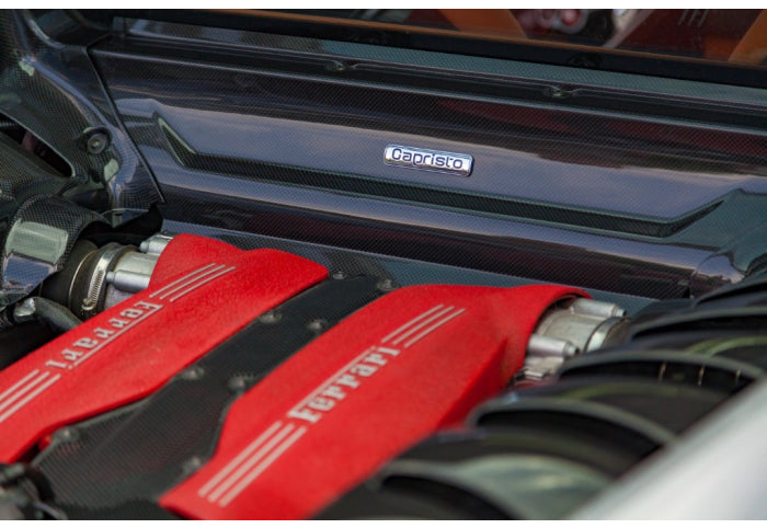 Capristo Carbon Fiber Engine Compartment Covers for Ferrari 488 GTB - [The Exotic Hub]