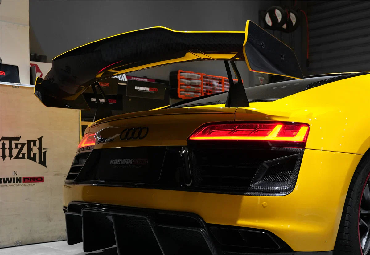 2016-2023 Audi R8 GEN2/GEN3 Coupe ONLY IMPII Carbon Fiber Trunk Wing - [The Exotic Hub]