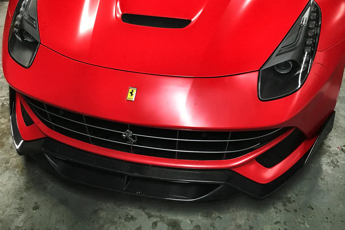 2012-2017 Ferrari F12 Berlinetta DC Style Carbon Fiber Front Lip - [The Exotic Hub]