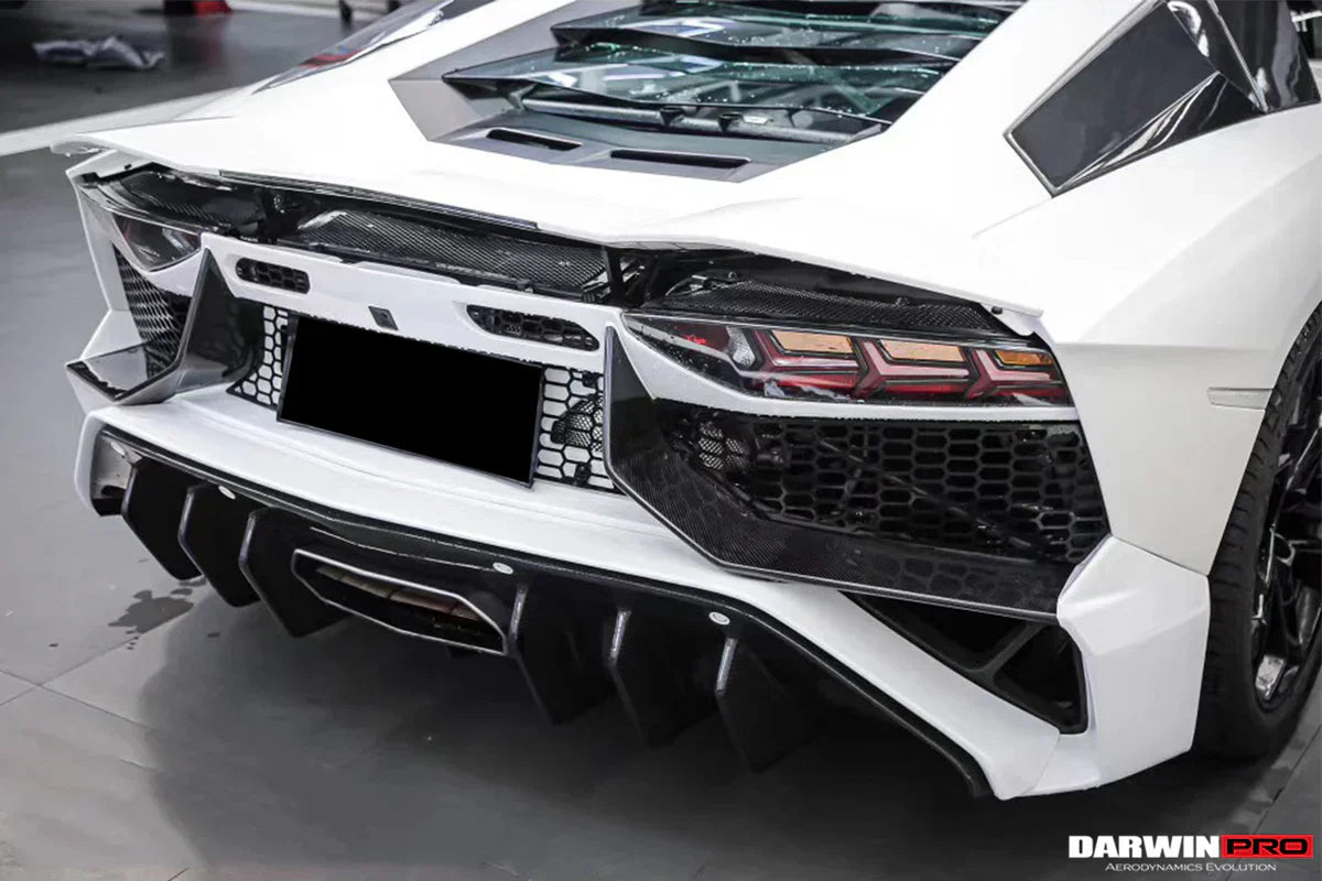 2011-2016 Lamborghini Aventador LP700 LP740 Coupe/Roadster SV Style Rear Bumper - [The Exotic Hub]