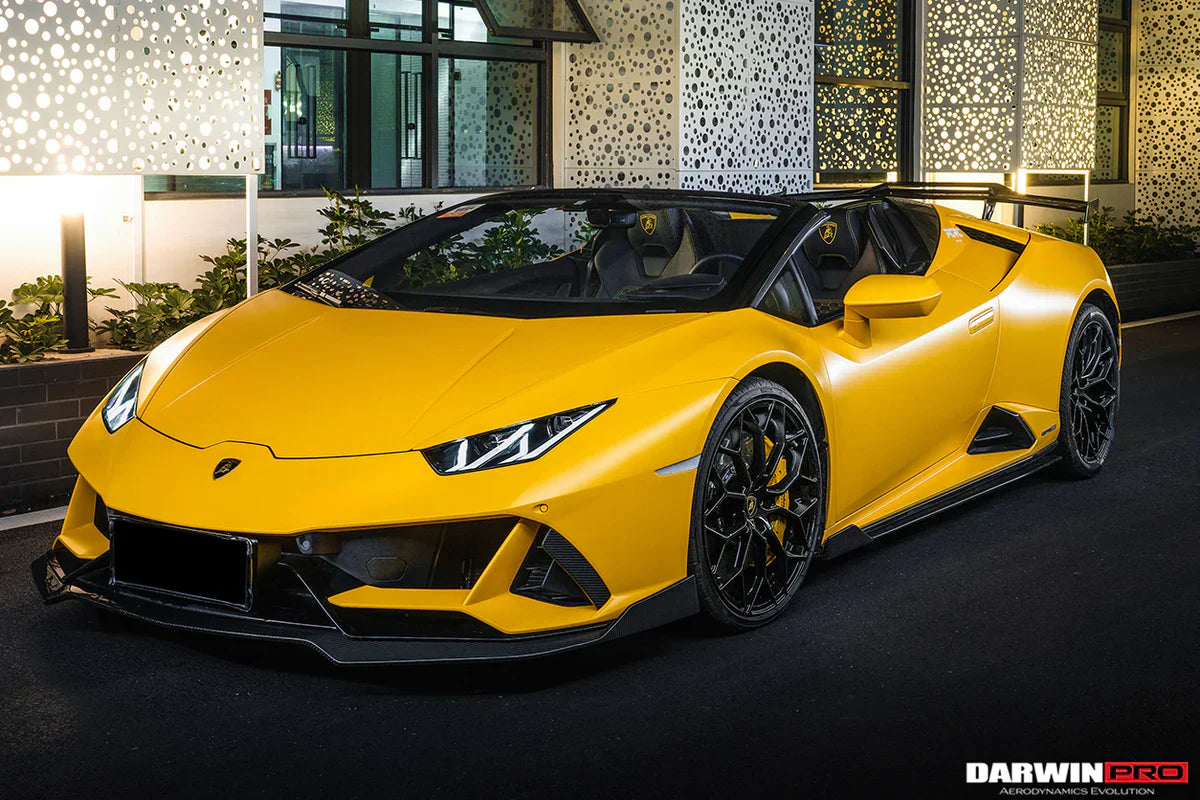 2019-2022 Lamborghini Huracan EVO OD Style Dry Carbon Side Skirts Under Board - [The Exotic Hub]