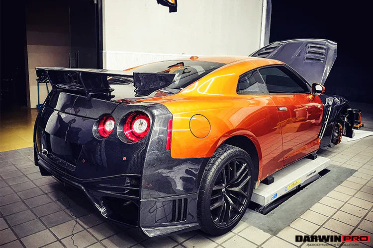 2008-2022 Nissan GTR R35 CBA/DBA/EBA NSM Style Carbon Fiber Trunk Spoiler - [The Exotic Hub]