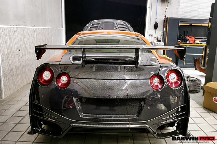 2008-2022 Nissan GTR R35 CBA/DBA/EBA NSM Style Carbon Fiber Trunk Spoiler - [The Exotic Hub]