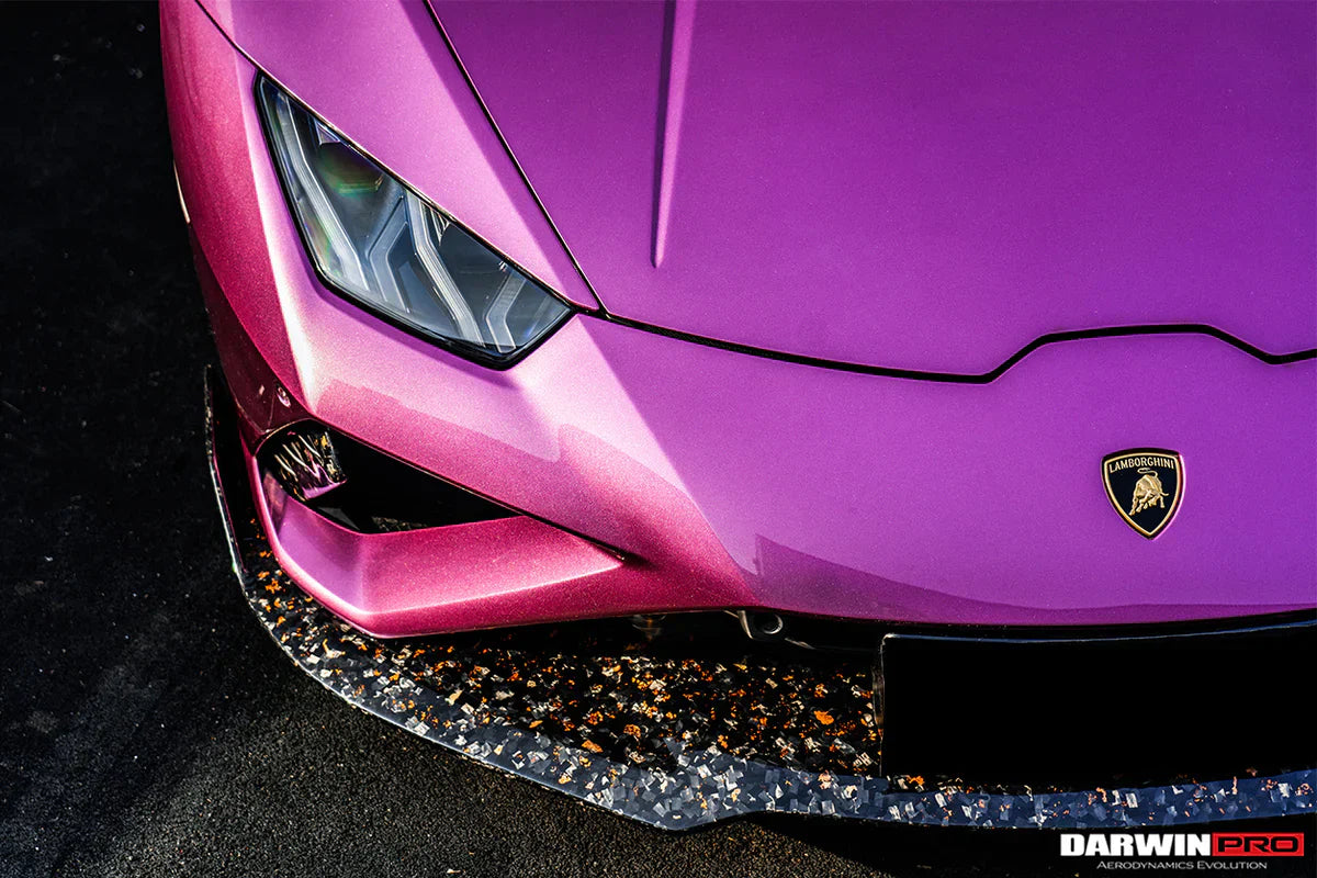 2019-2022 Lamborghini Huracan EVO RWD OD Style Carbon Fiber Front Lip - [The Exotic Hub]