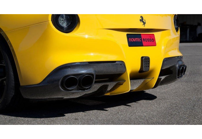 Novitec Carbon Rear Bumper Attachments for Ferrari F12 - [The Exotic Hub]