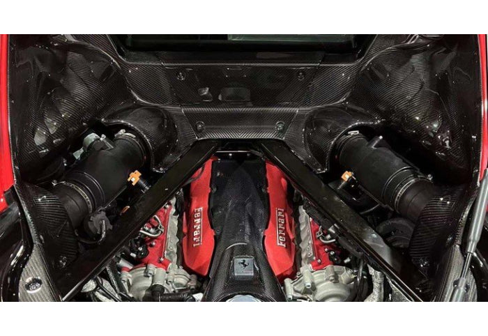 Novitec Carbon Engine Bay Cover for Ferrari SF90 - [The Exotic Hub]