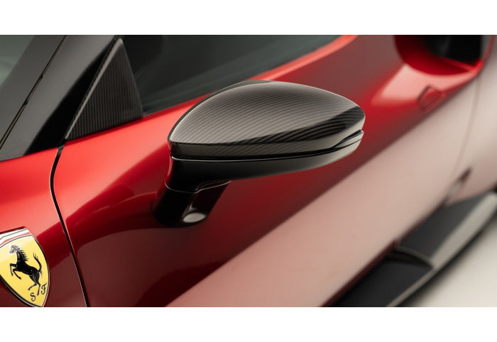 Novitec Carbon Mirror Caps for Ferrari 296 - [The Exotic Hub]