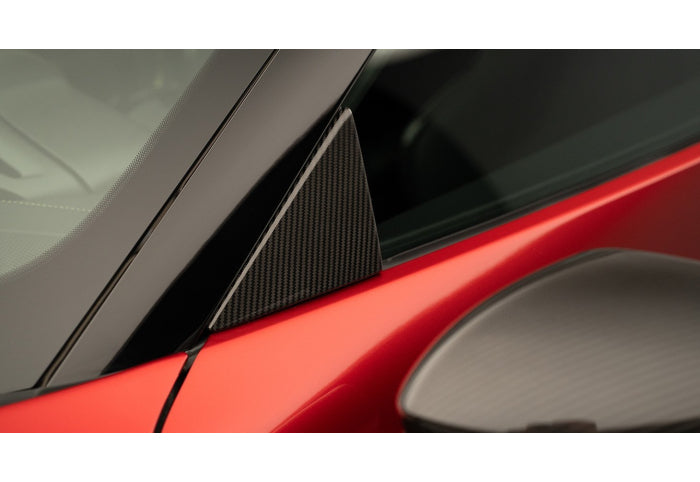 Novitec Carbon Triangle Window Covers for Ferrari 296 - [The Exotic Hub]