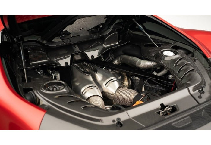 Novitec Carbon Engine Bay Covers for Ferrari 296 GTB - [The Exotic Hub]