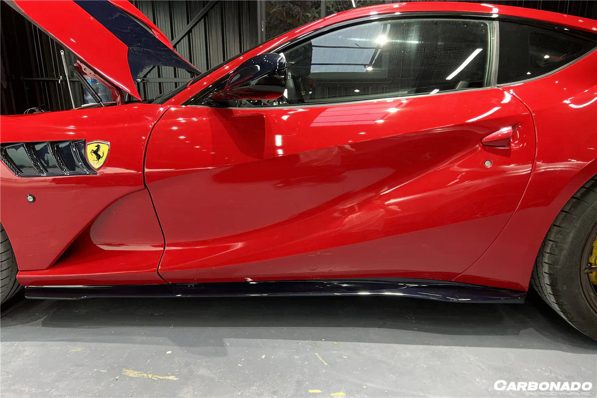 2018-UP Ferrari 812 Superfast & GTS MSY Style Side Skirts - [The Exotic Hub]