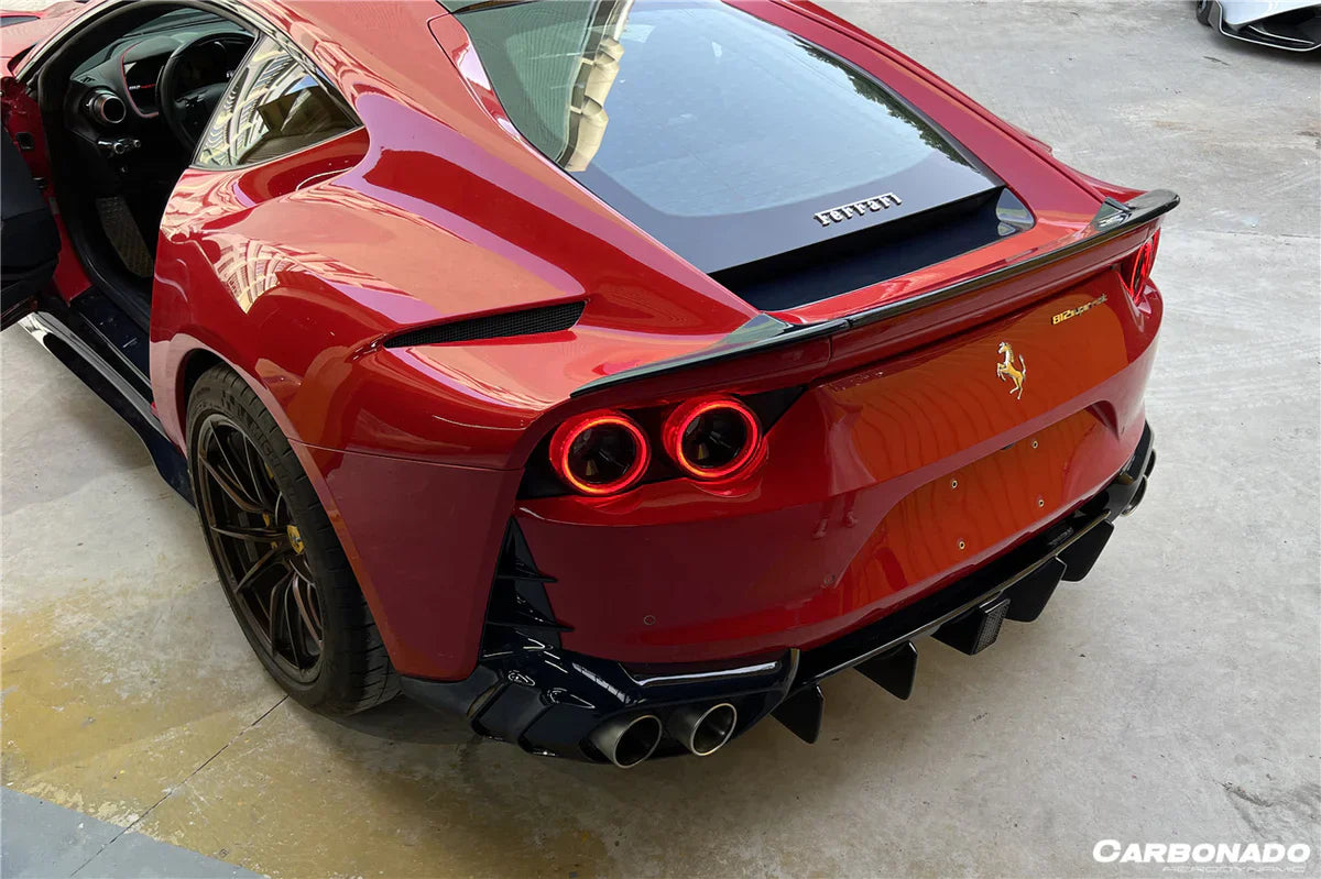 2019-UP Ferrari 812 Superfast GTS MSY Style Trunk Spoiler Wing - [The Exotic Hub]