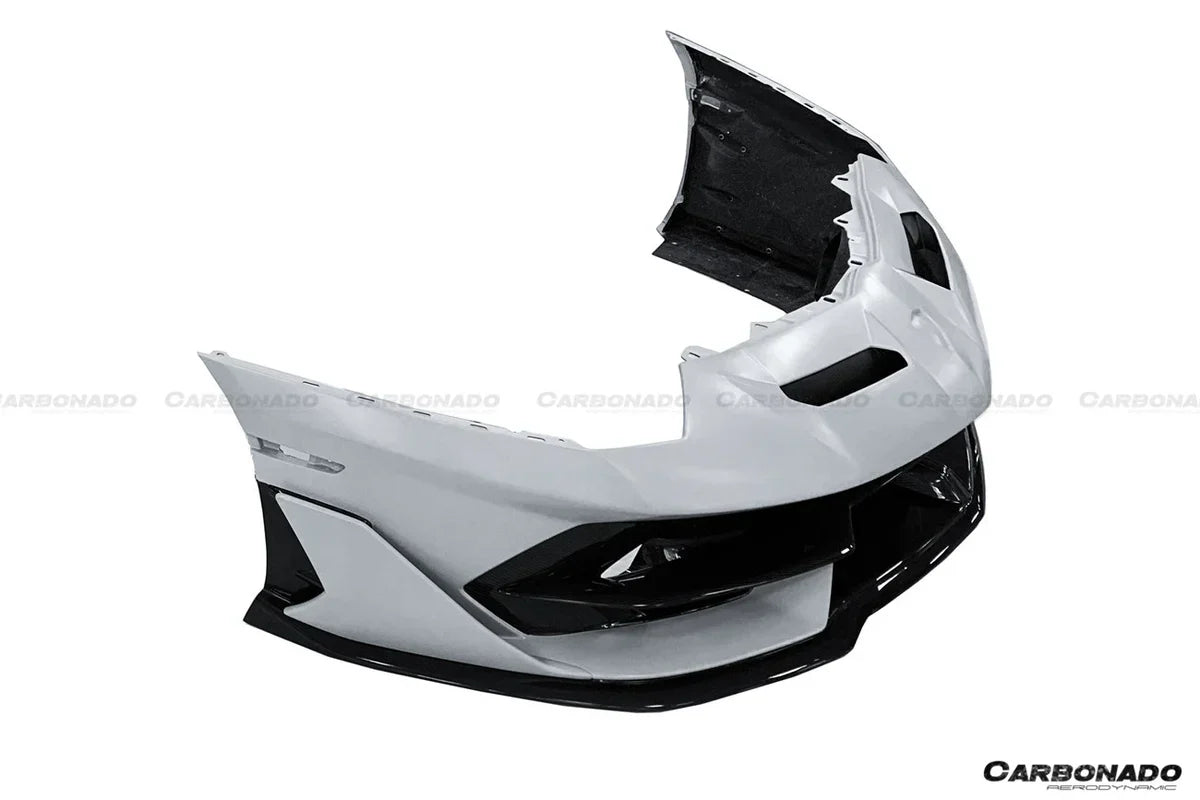 2011-2021 Lamborghini Aventador LP700 LP740 LP750 Coupe Roadster SVJ Style Part Dry Carbon Fiber Front Bumper - [The Exotic Hub]